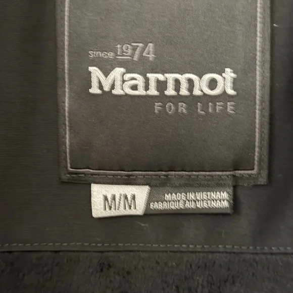 Marmot Women's Black Puffer Coat with Faux Fur Trim - Ladies Medium - Picture 5 of 10